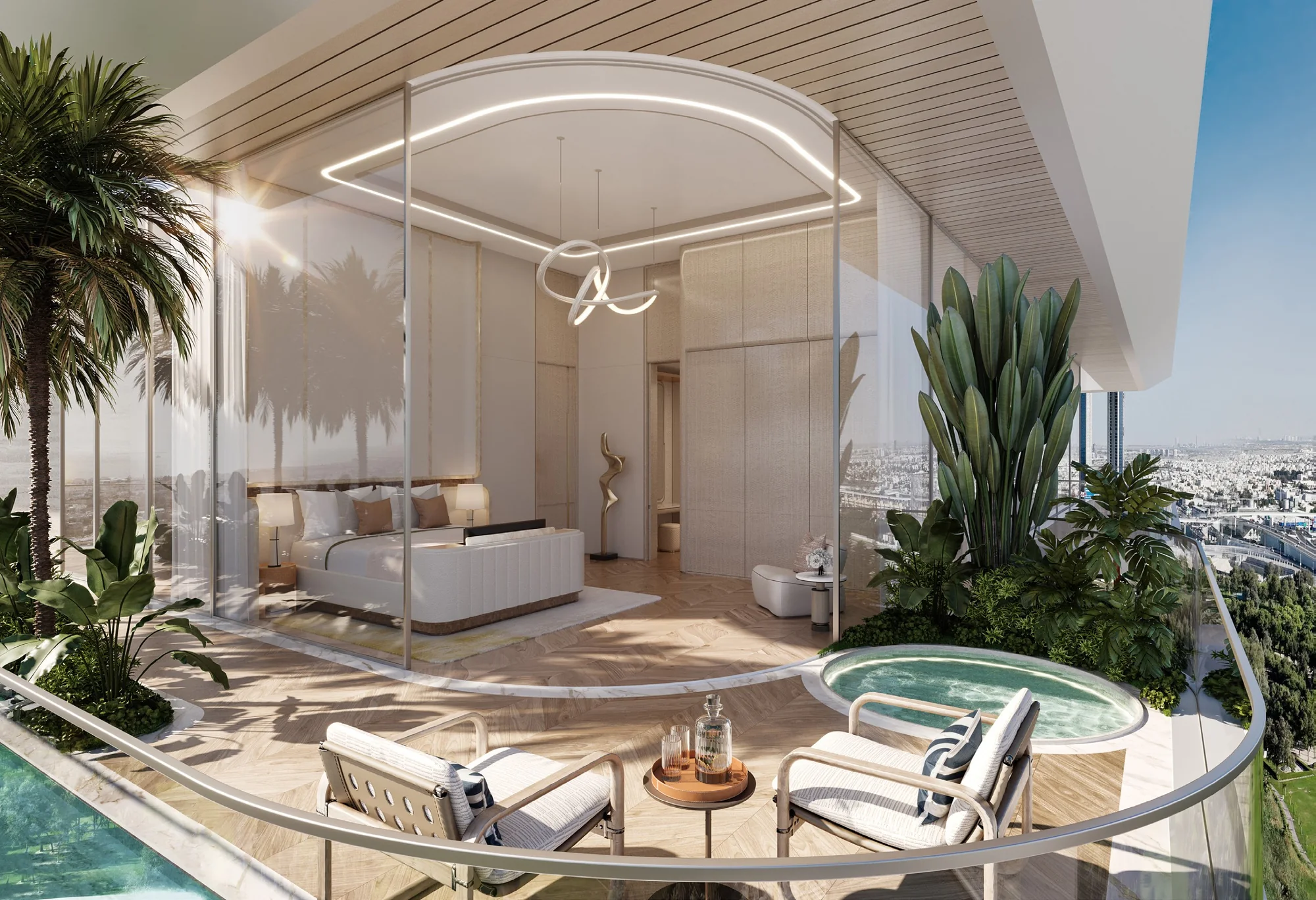 Casa Canal, Master-Schlafzimmer mit privatem Pool