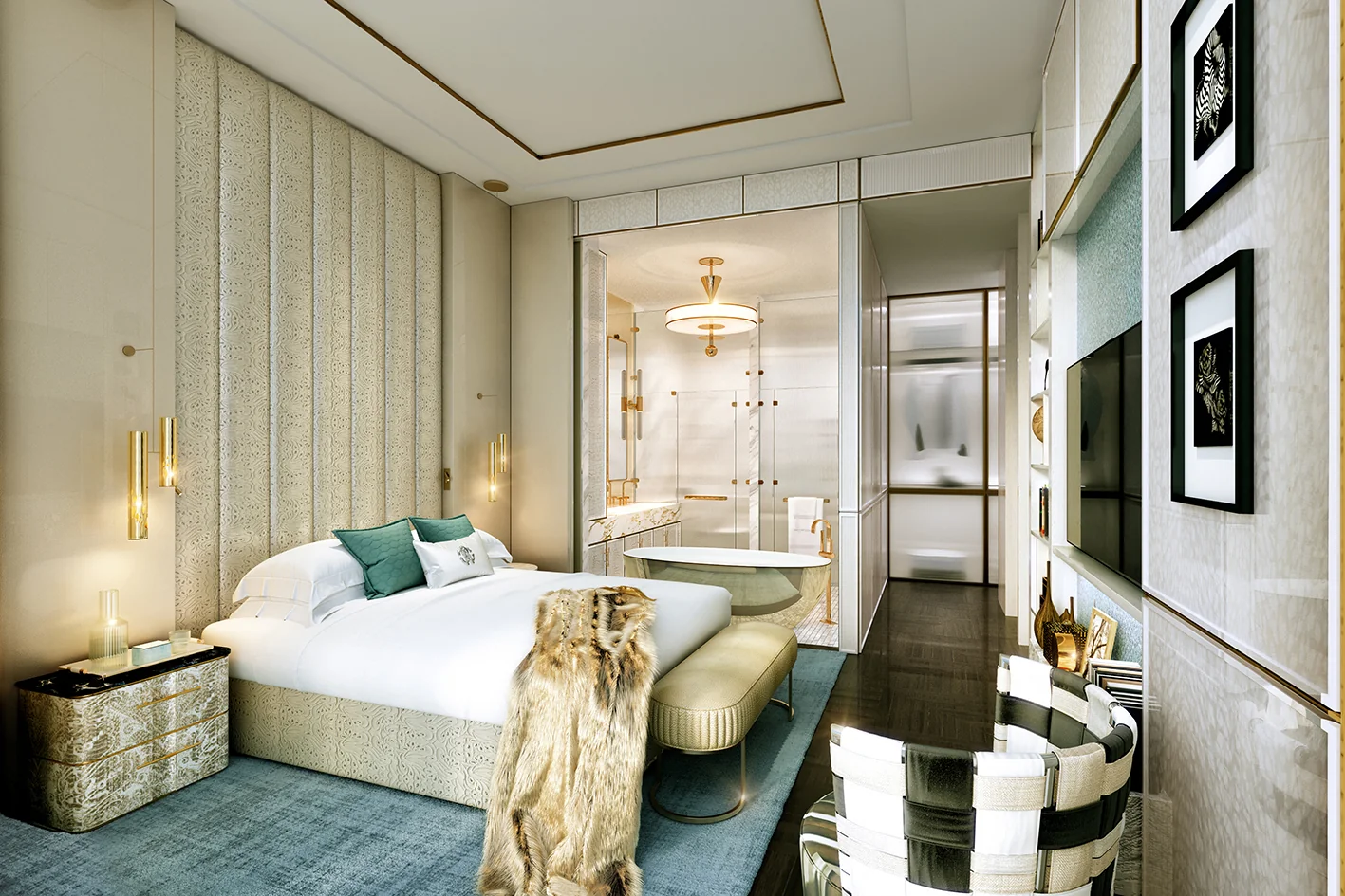 Cavalli Tower, Master-Schlafzimmer