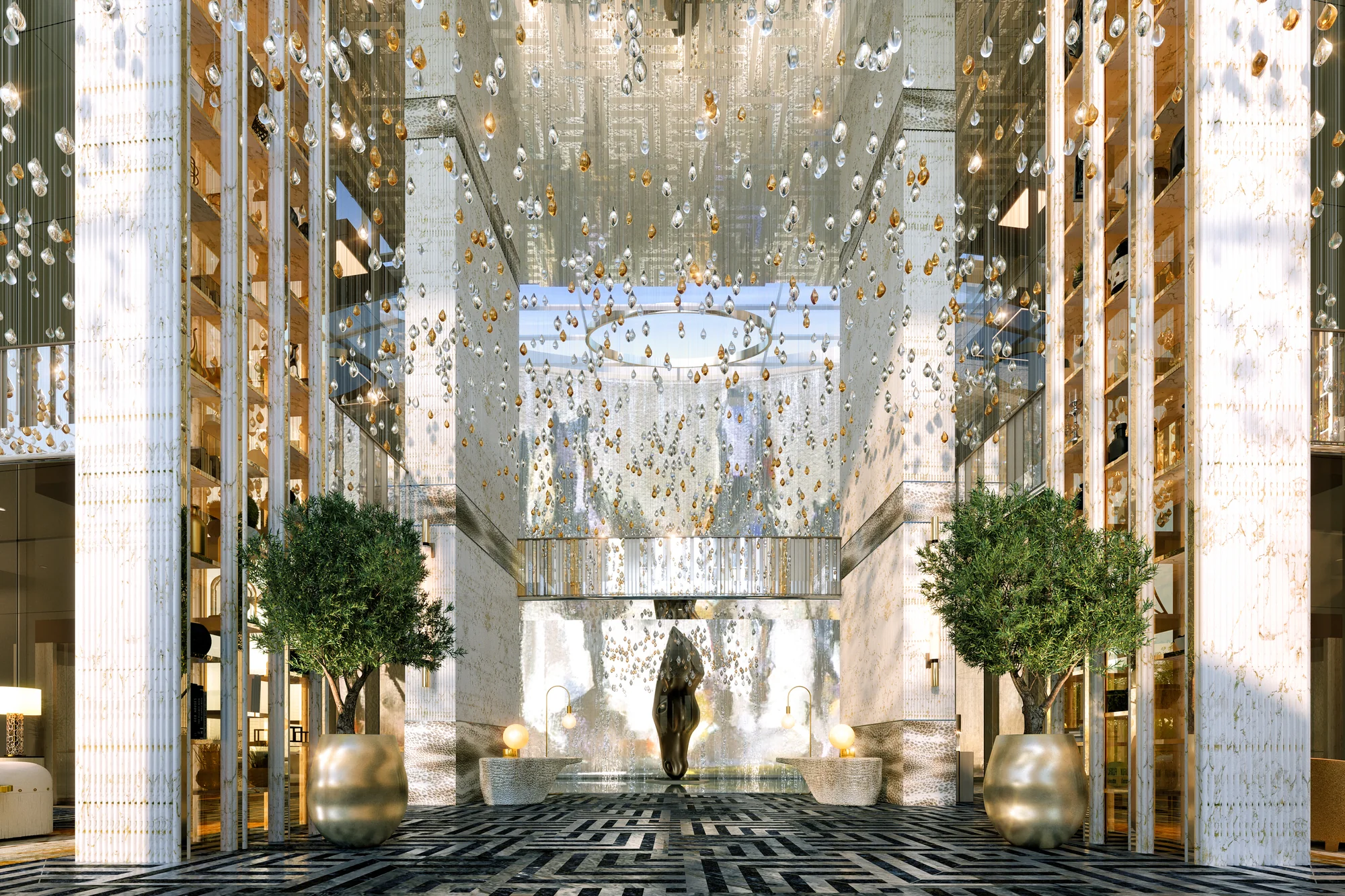 Cavalli Tower, Grand Lobby