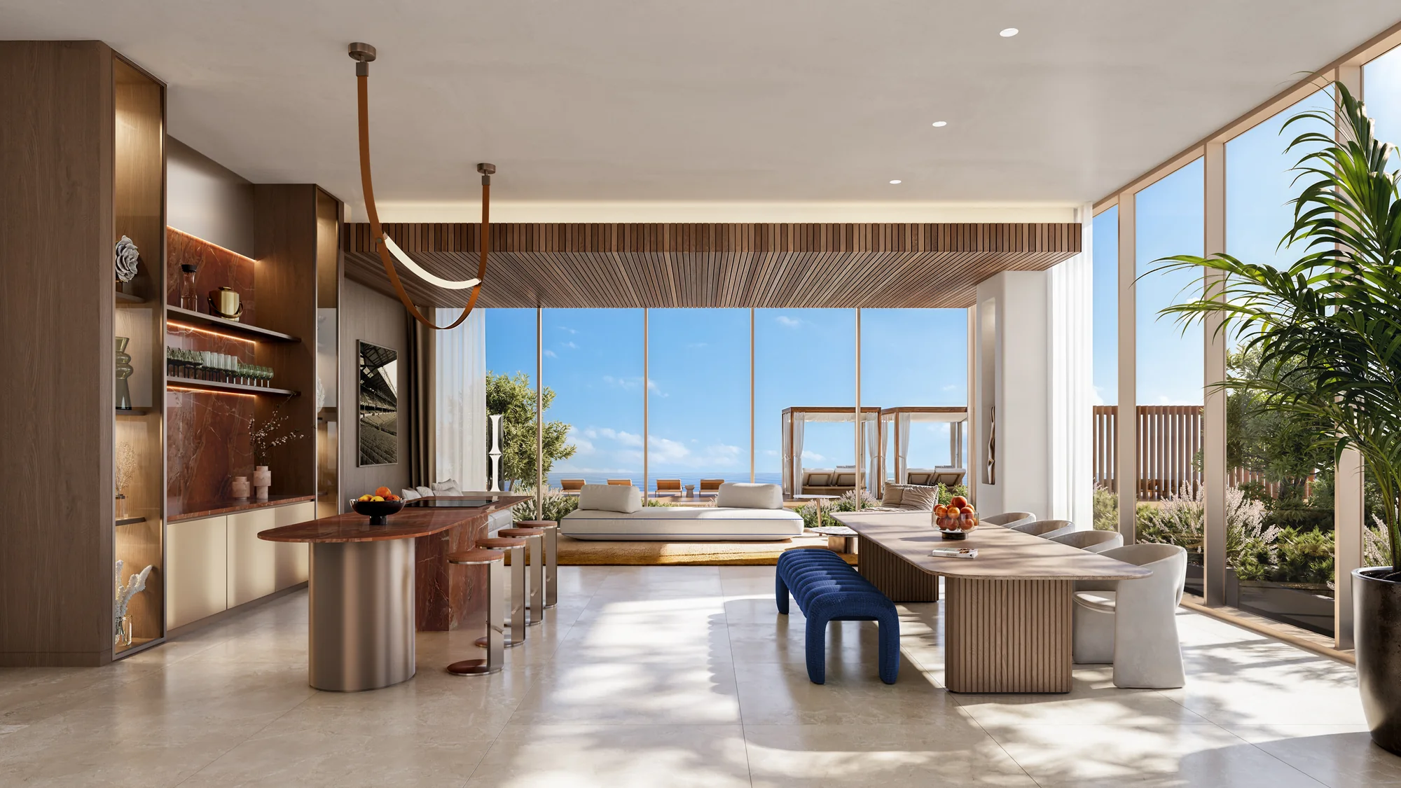 Chelsea Residences, Fine Dining mit Meerblick