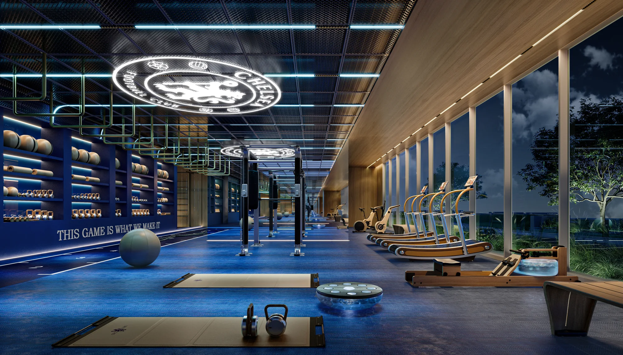 Chelsea Residences, Chelsea-gebrandeter Fitnessbereich