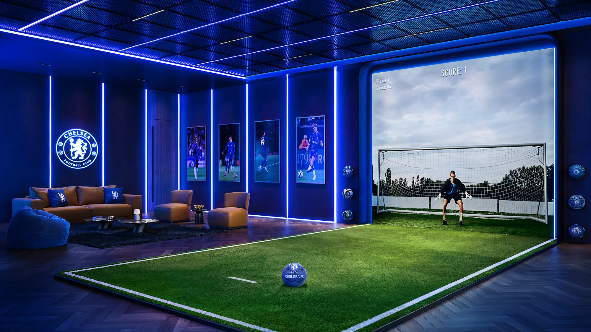 Chelsea Residences, Football Room