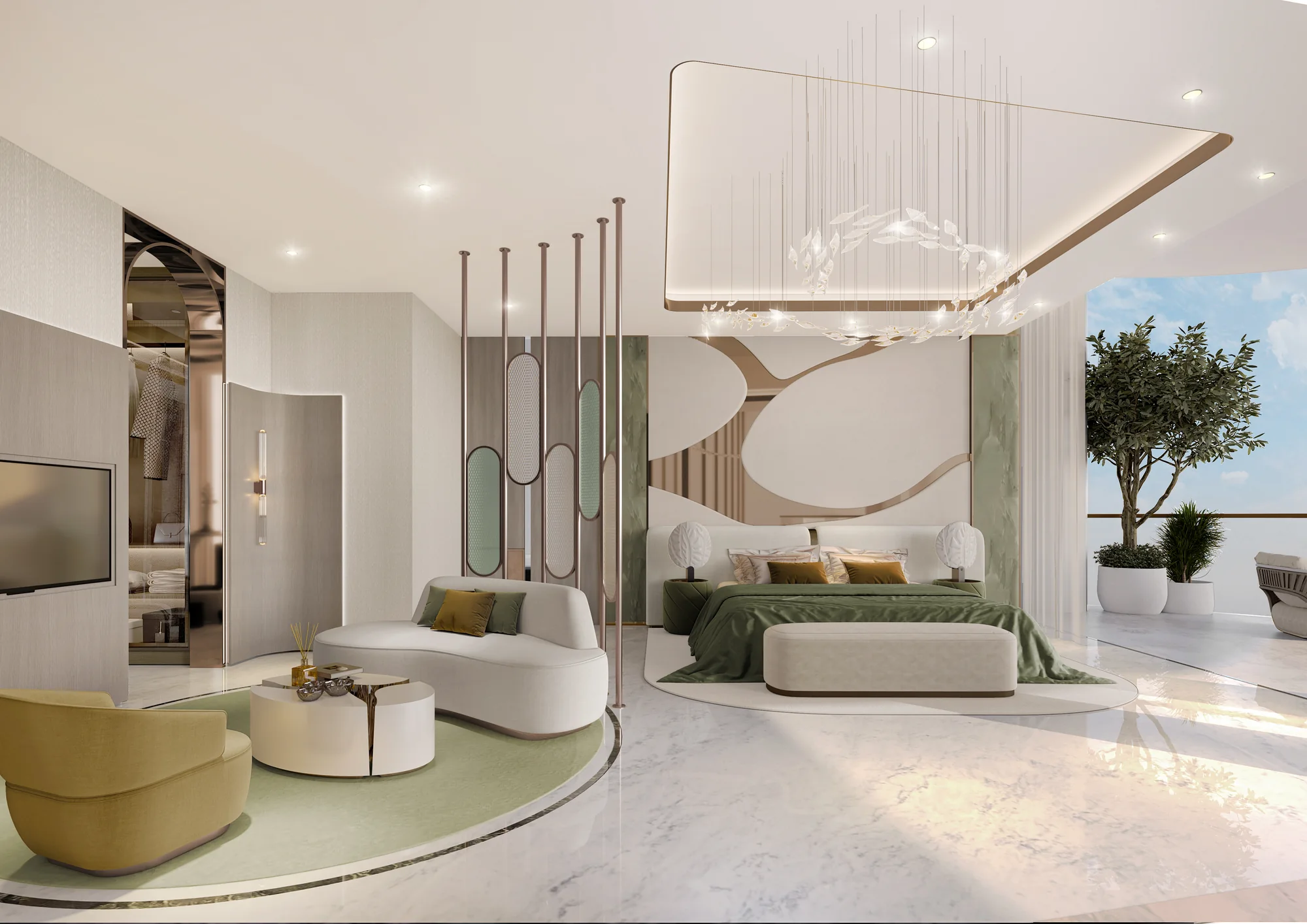 Couture by Cavalli, Master-Schlafzimmer