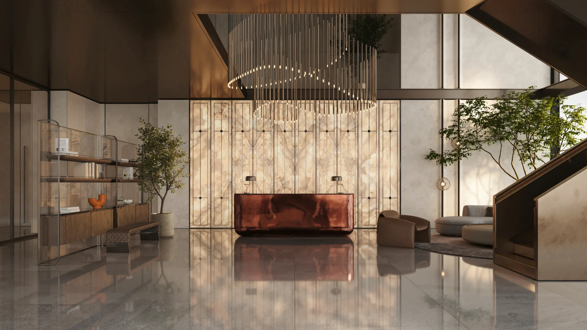 DWTN Residences, Grand Lobby