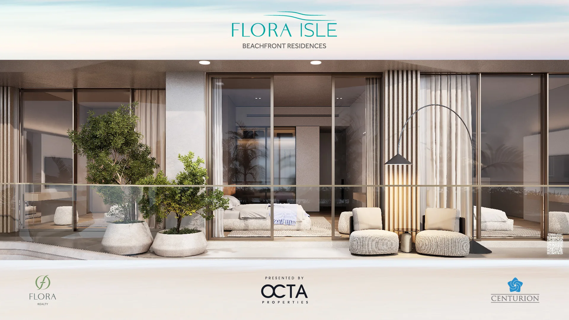 Flora Isle, Balkon mit Meerblick