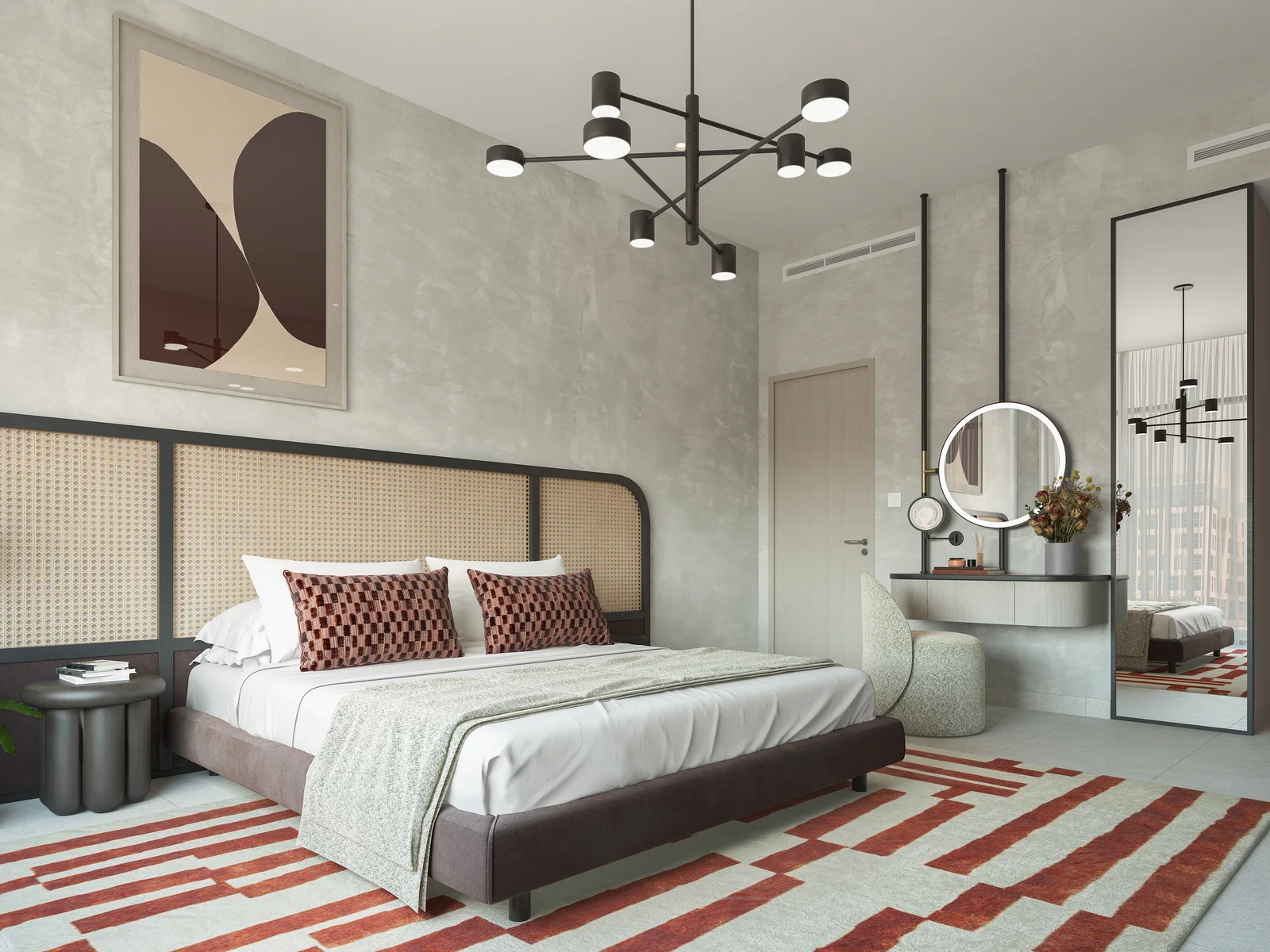 Hadley Heights, Schlafzimmer mit Einbauschränken