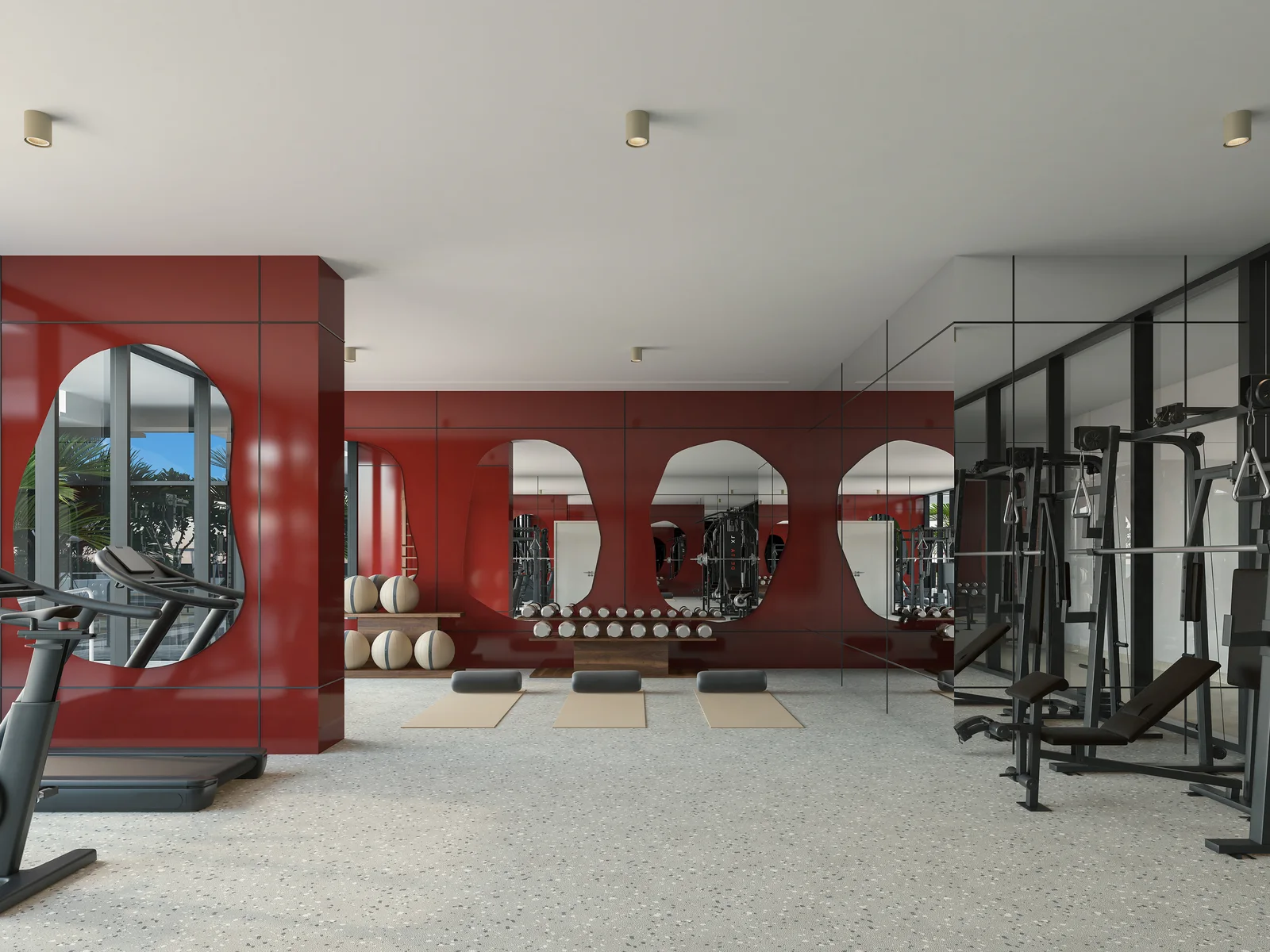 Hadley Heights, voll ausgestattetes Fitnessstudio