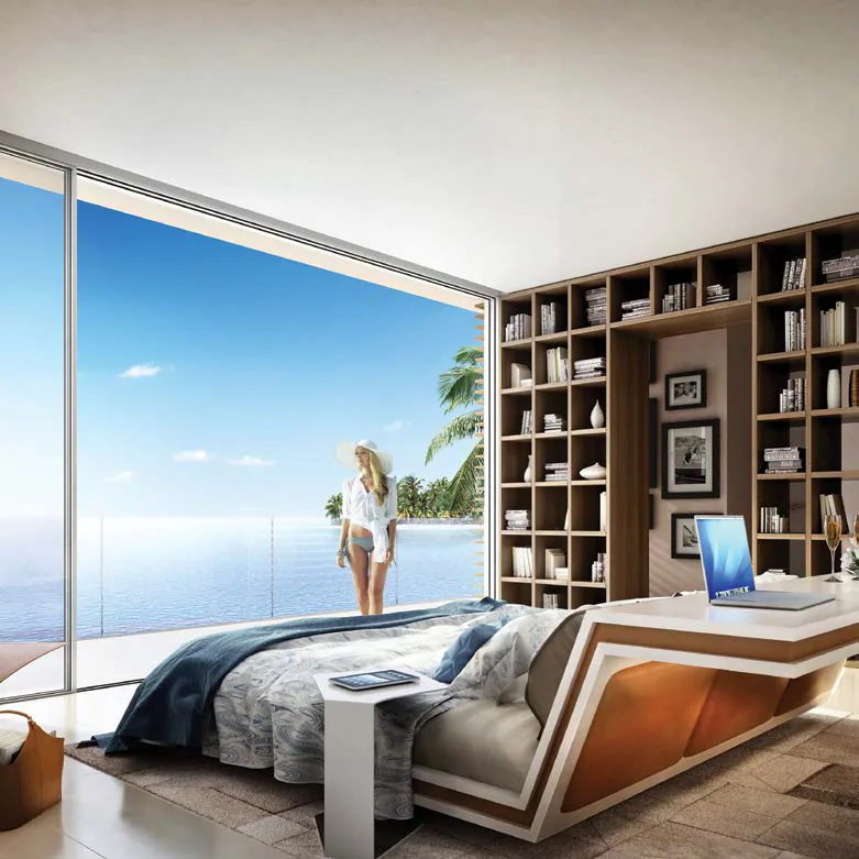 The Heart of Europe, Master-Schlafzimmer mit Meerblick