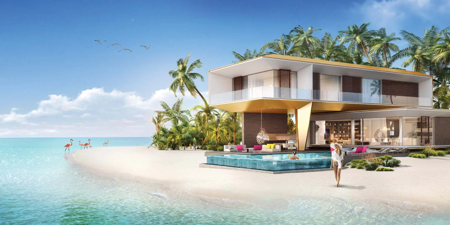 The Heart of Europe, Beachfront-Villa auf Germany Island