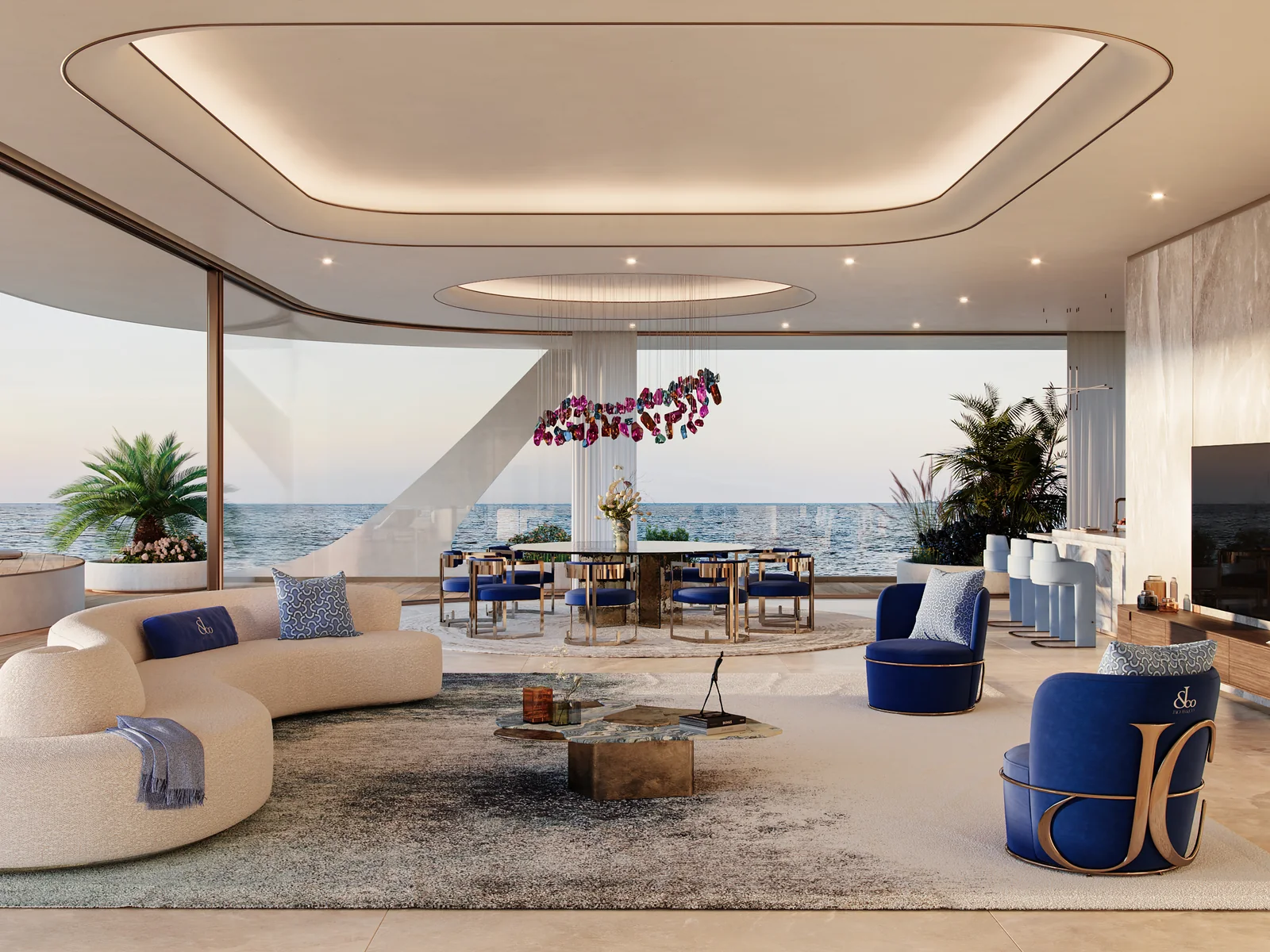 Jacob & Co. Beachfront Living, Wohnbereich (Show-Ausfuehrung)