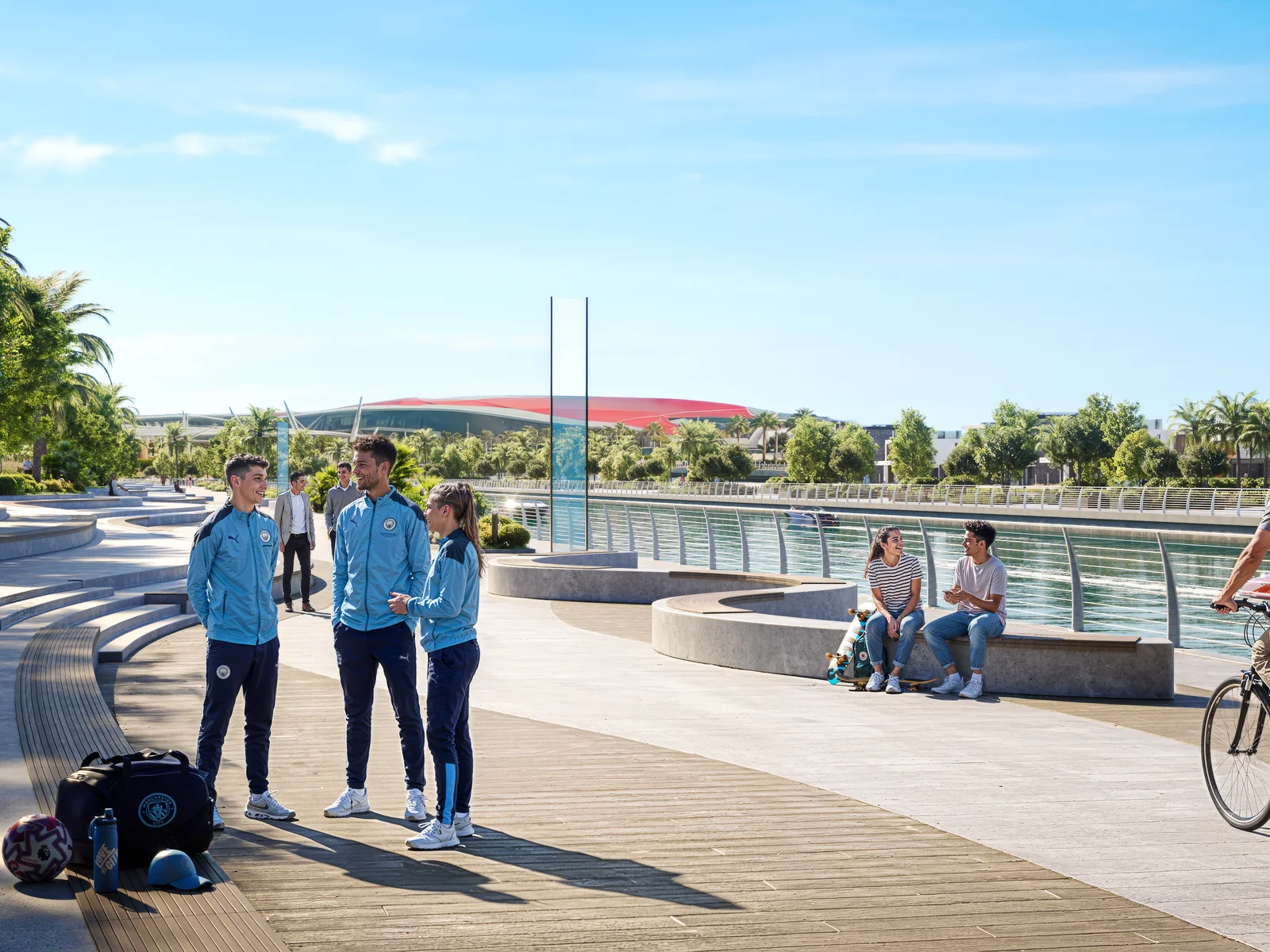 Manchester City Yas Residences, Yas-Canal-Promenade
