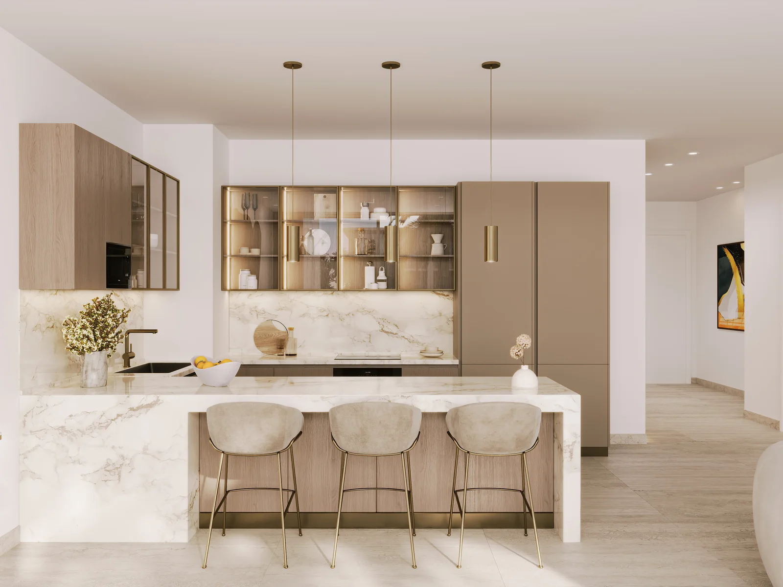 Manchester City Yas Residences, Kueche (Show-Ausfuehrung)