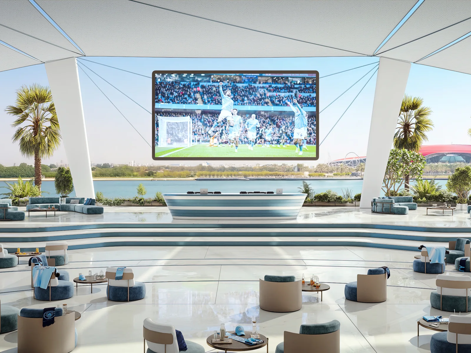 Manchester City Yas Residences, Match Day Terrace