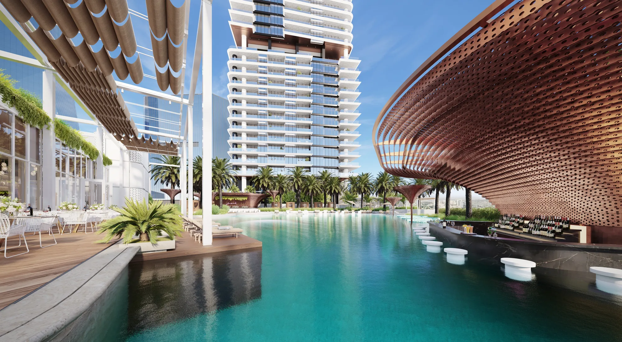 Mercer House, Pool Bar