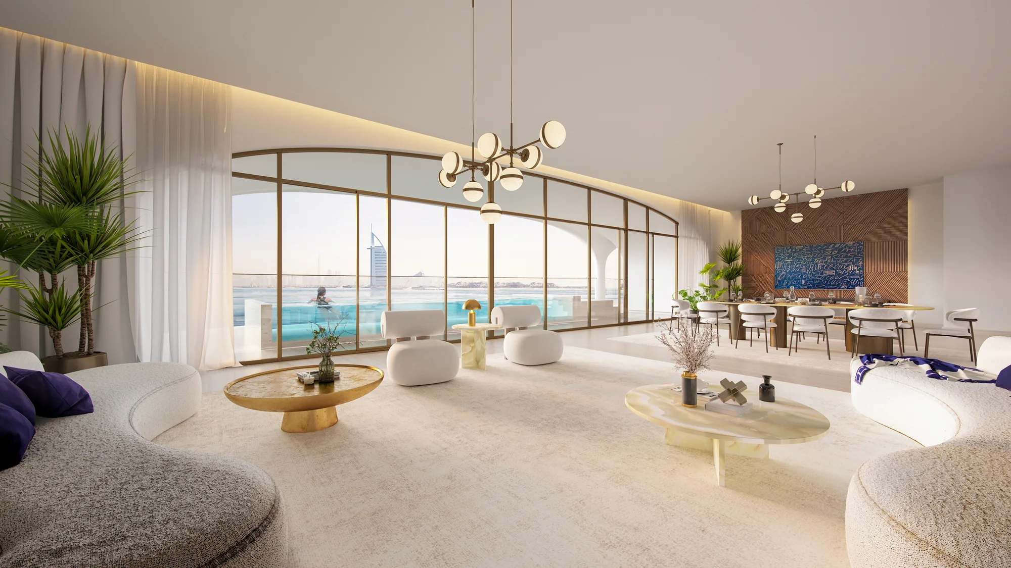 Ocean House, offener Wohnbereich