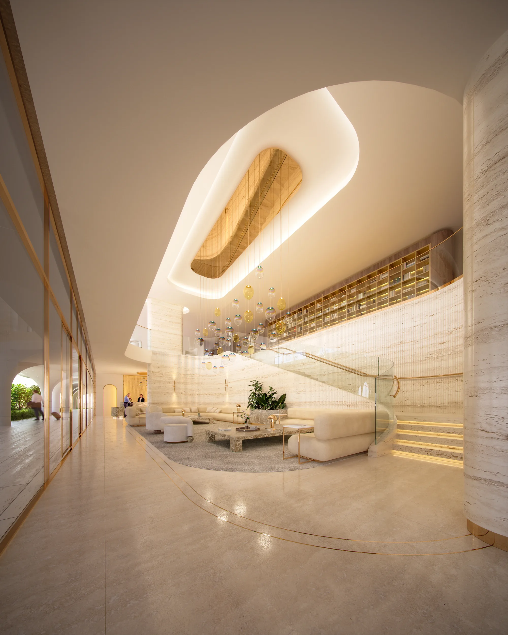 Ocean House, Ankunft und Lobby