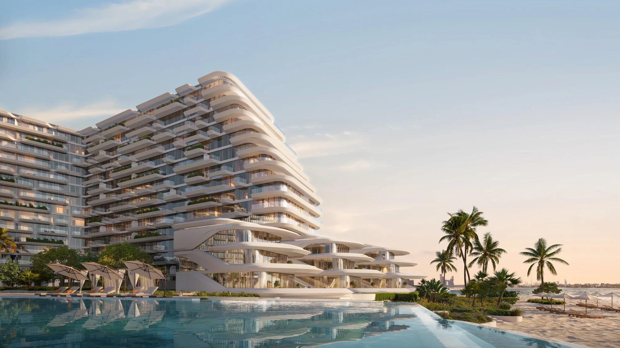 Passo, Pool mit Türmen