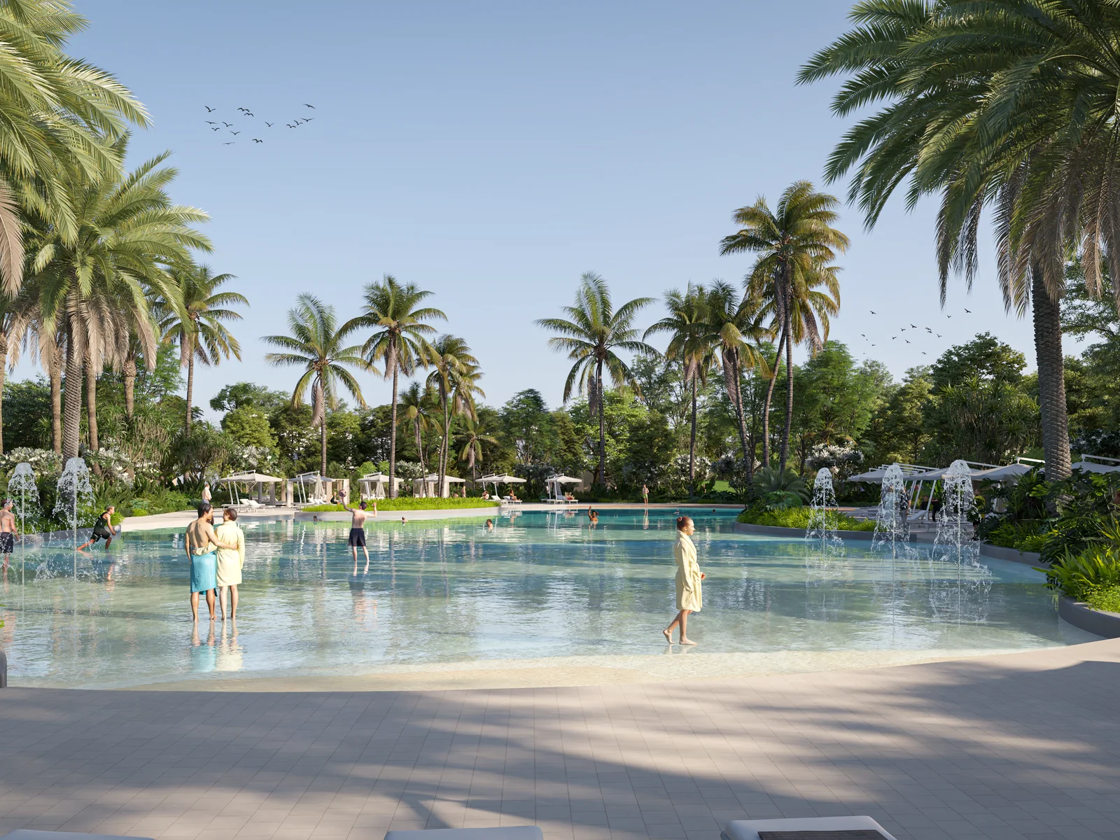 Sobha Elwood, Swimmable Lagoon im Daintree Park