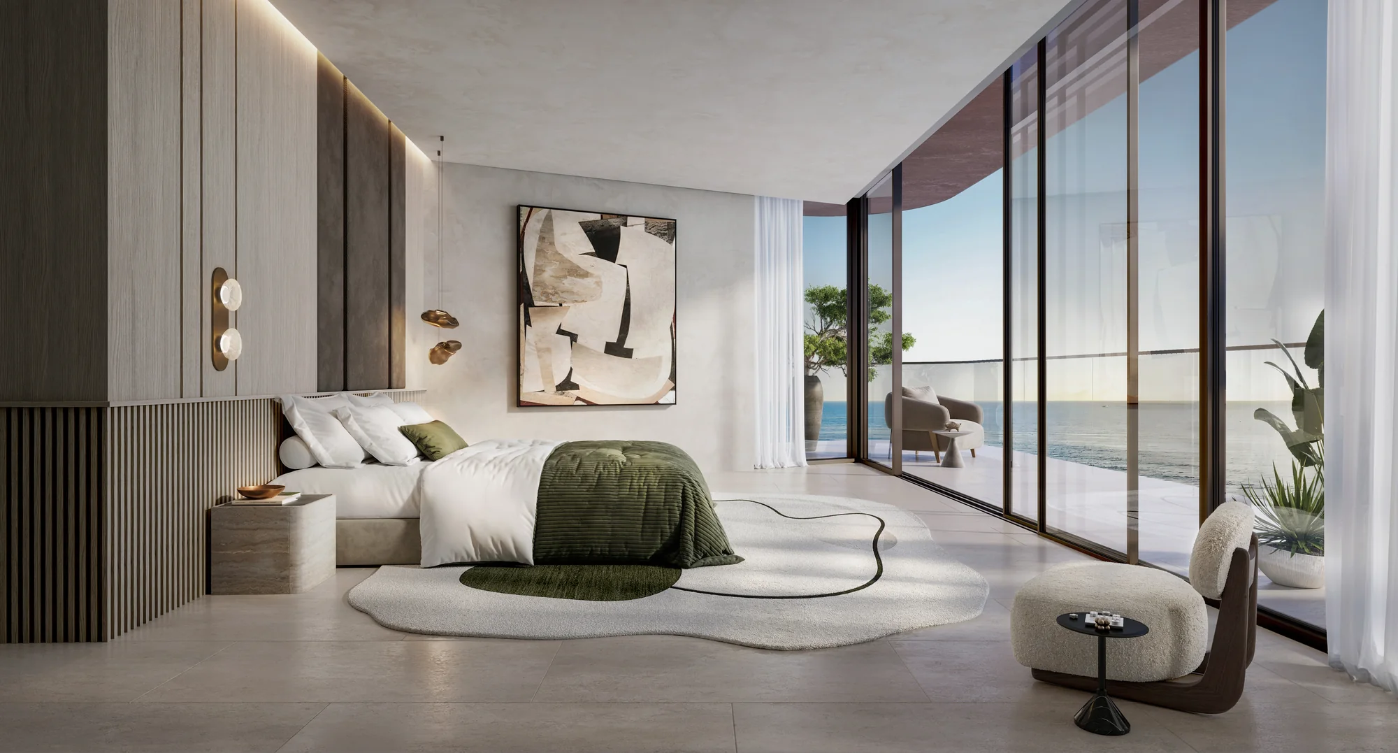 Soulever, Penthouse-Schlafzimmer