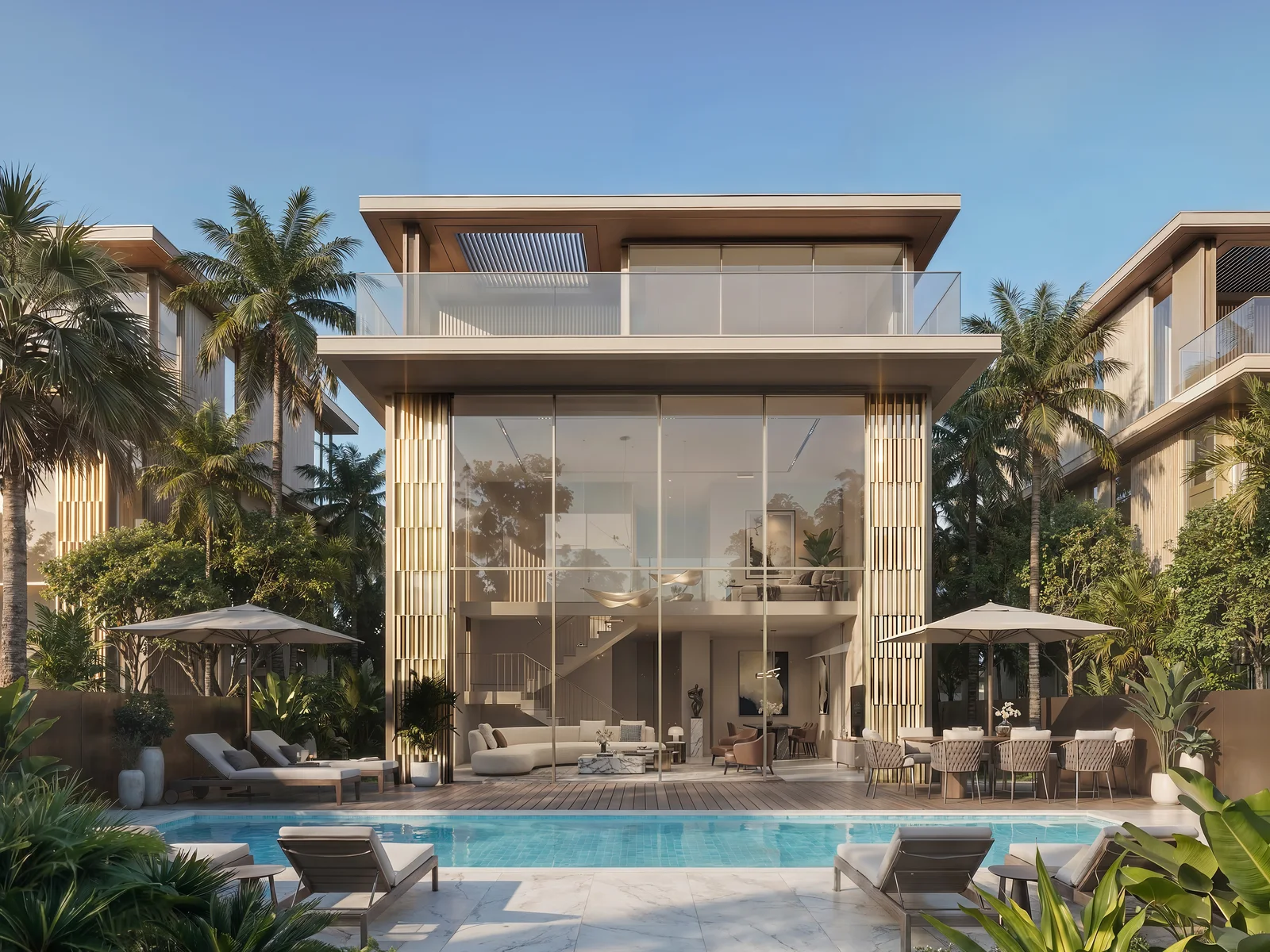 Tilal Binghatti, Grand Mansion mit Resort-Pool