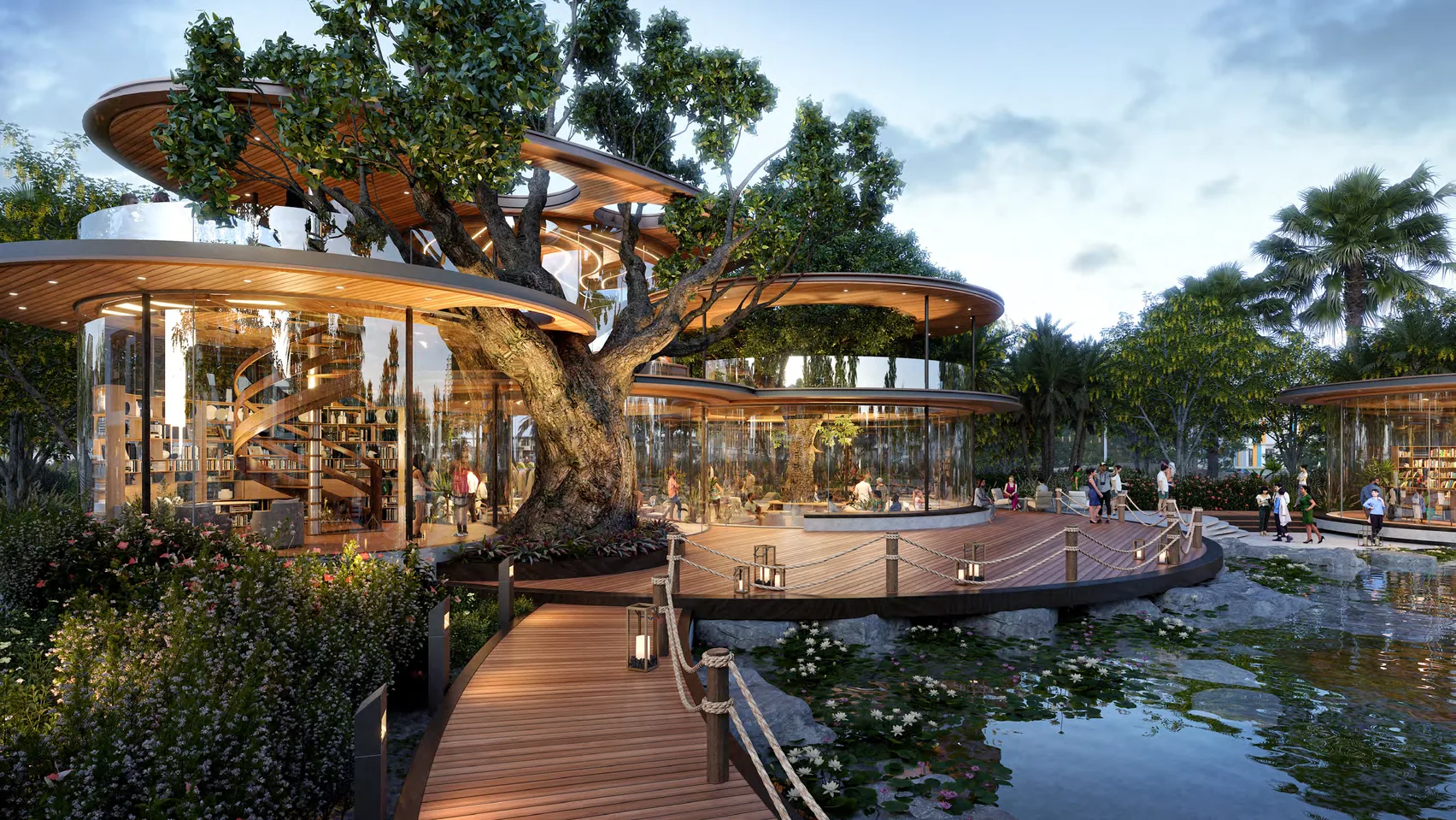 Verdes by Haven, Treehouse-Treffpunkt am Wasser