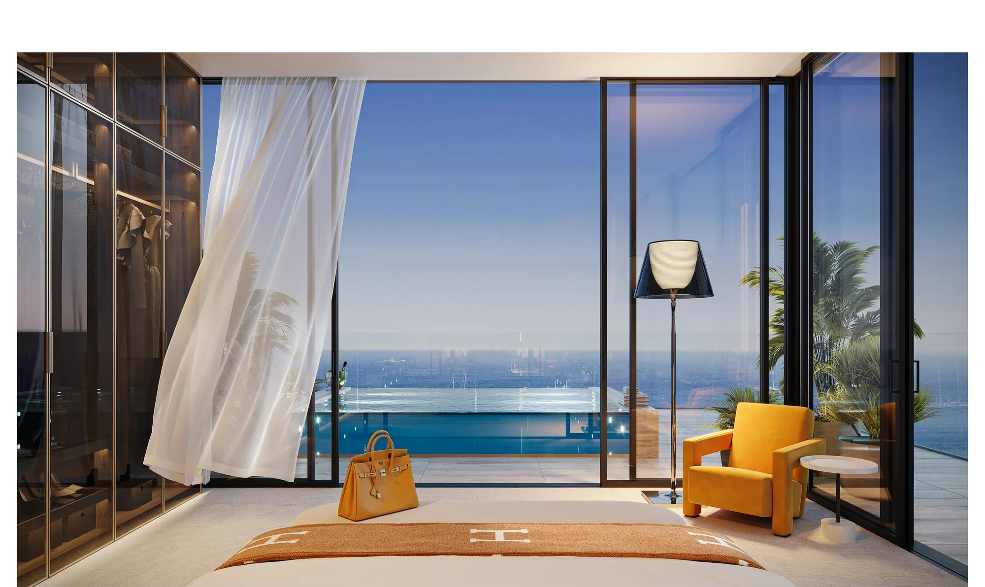 Villa Del Divos, privater Pool mit Meerblick