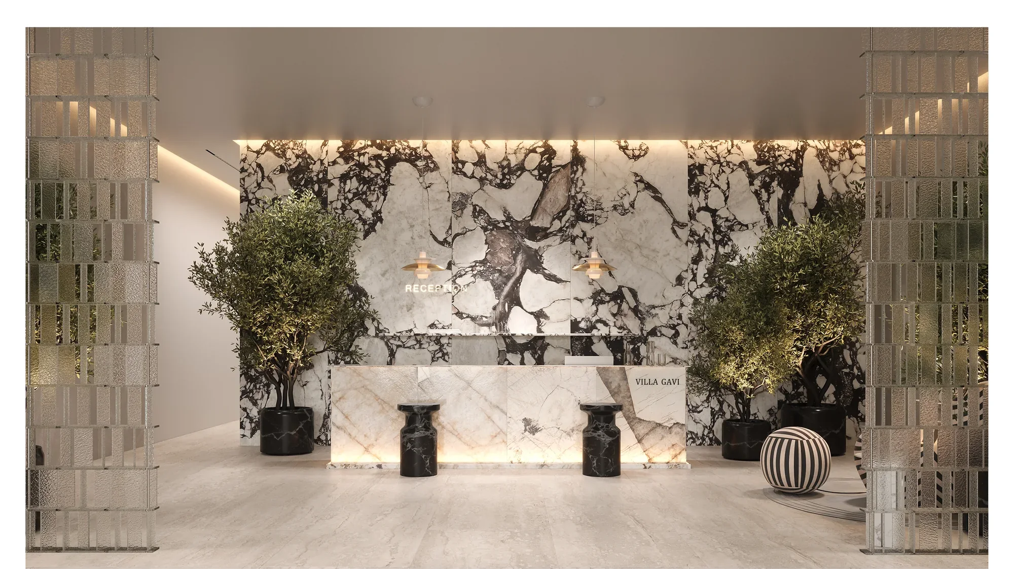 Villa del GAVI, Grand Lobby