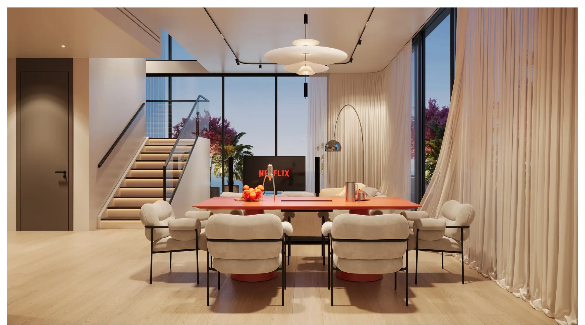 Villa dell'Arte, Duplex mit interner Treppe