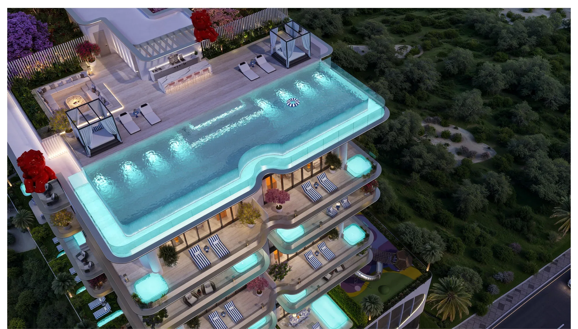 Villa dell'Arte, Rooftop-Pool