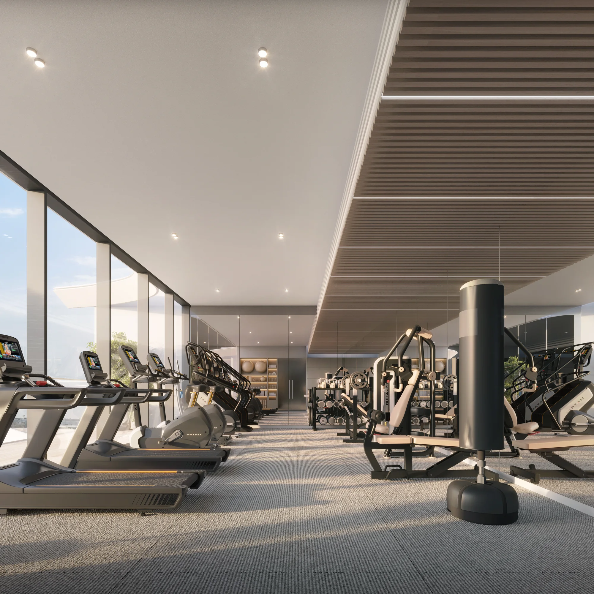 Woodland Crest, Fitnessbereich